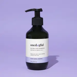 Restorative Natural Dog Shampoo with Plant Oils (Enrich in omega-3 and omega-6)