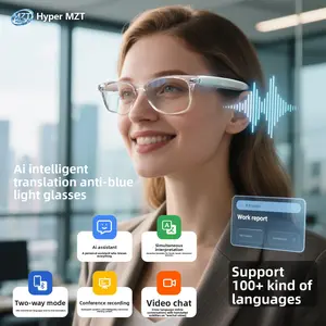 F16 AI Translation Glasses |   100+ Languages Real-Time Translator Bluetooth Smart Glasses