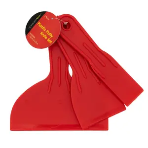 WorldWide Sales Online Tool Essentials 3PC Putty Knife Set 1-1/2", 3", 6" Plastic Disposable Putty Knives