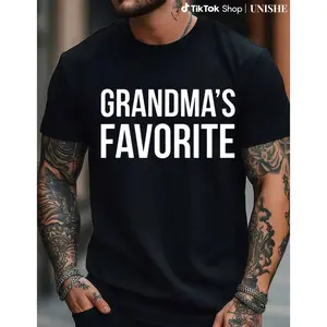 Lightweight Grandma’s Favorite Funny Shirt – 100% Cotton Tee