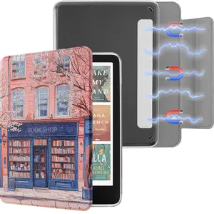 Detachable Magnetic Kindle Case (6'' / 6.8'' / 7'') with Auto Wake/Sleep – Stylish & Colorful Designs