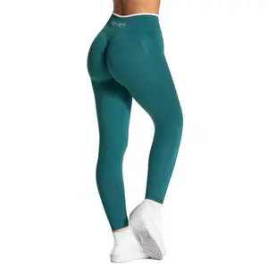 Women's TEVEO Color-Block Seamless 2-Piece Yoga Set - High-Waisted, Butt-Lifting Sporty Sports Bottoms, Backless Halter Crop Top workout sets