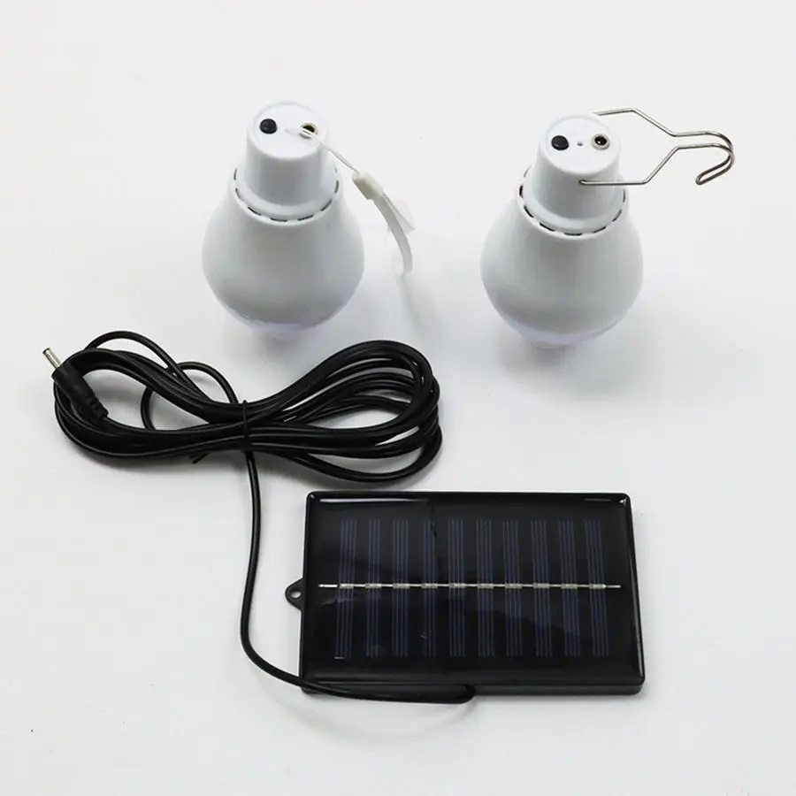 Solar Powered LED Hanging Light, 1 Count Waterproof Emergency Bulb Light, LED Atmosphere Light for Outdoor Garden Patio Yard Wedding Party Holiday Dec