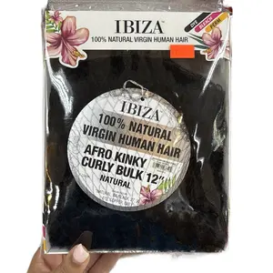 Shake N Go Ibiza 100% Natural Virgin Human Hair - AFRO KINKY BULK 12"-16"
