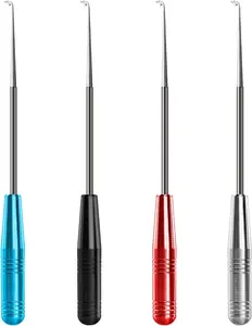 Fish Hook Remover Tool,Fishing Hook Quick Removal Device,Fishing Gear Security Extractor Equipment Kits for Adult,Hook Extractor Accessories Tools with Storage Tube,4Pcs