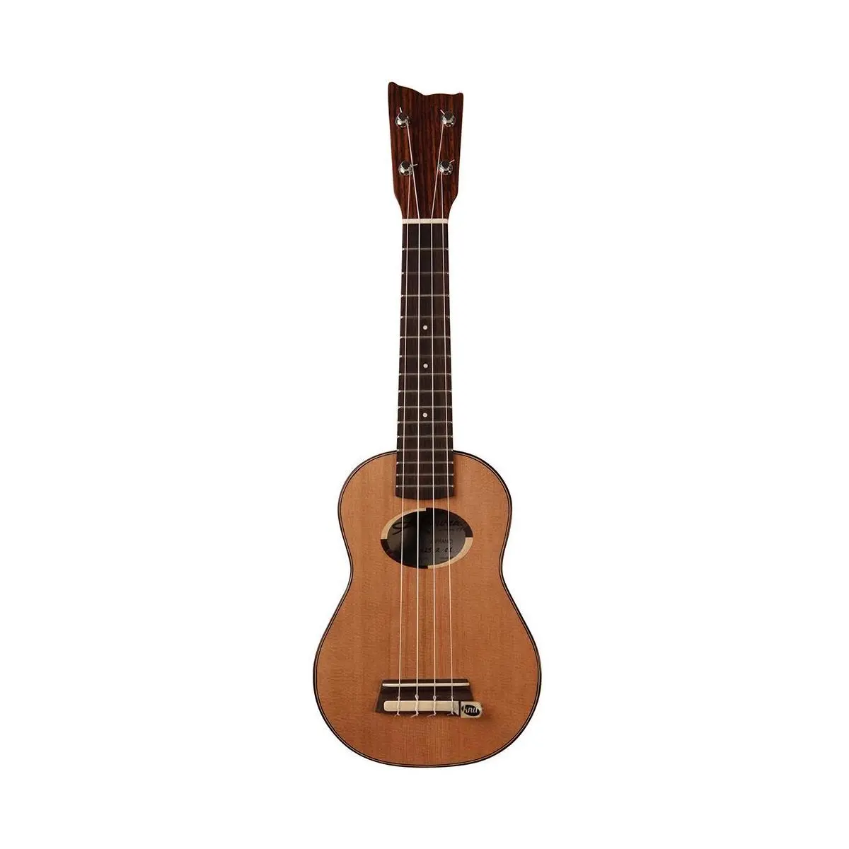 Kremona Coco Soprano 4-String Ukulele with Hardshell Case, 18 Frets, Rosewood Fingerboard & Back-Sides, Solid Cedar Top, Matte Finish, Beautiful Design, Classic Rosewood-Cedar Combination, Durable & Reliable