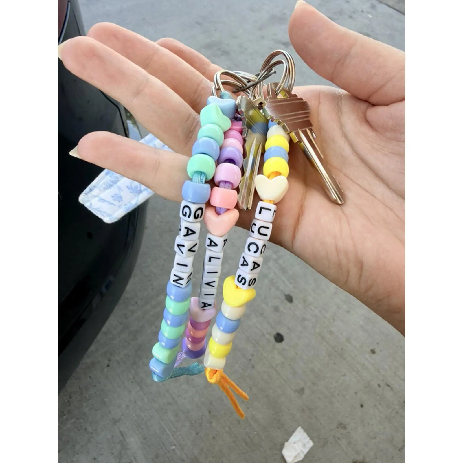 Personalized Name Keychain - Customizable with Your Name, $5, Pick Colors, Perfect for Gifts and Personal Use