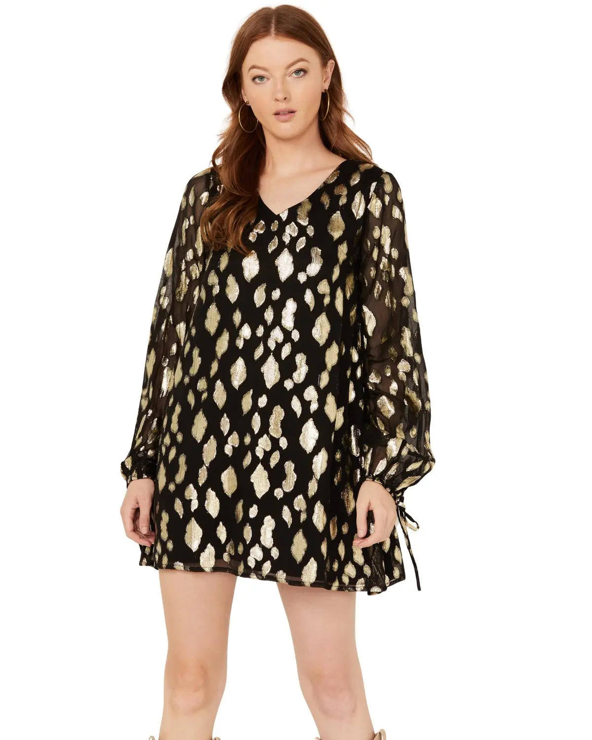 En Crème Women's Creme Women'S Long Sleeve Mini Dress - Ed19590vr01