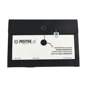 POSITIVE HOTEL Mediterranean Freeze-Dried Instant Americano Coffee - 7 Bags, 21g - Rich Green Bean Roast for a Smooth, Bold Brew