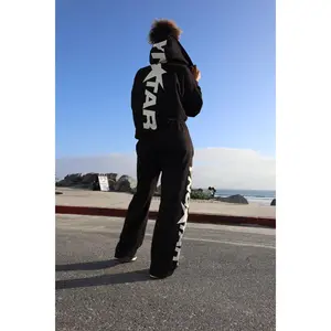 YNGSTAR ZIP HOODIE SET IN CREAM