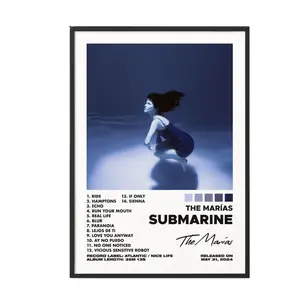 The Marías - Submarine Album Poster No Frame / Album Cover Poster / Music Gift / Music Wall Decor / Fan Gift / Decor Home