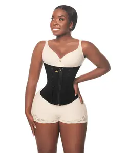 Corset Luxury (LUX-061 | LUX-060) High Compression Shapewear with Gold Electroplated Details & Adjustable Levels for Elegant Hourglass Silhouette