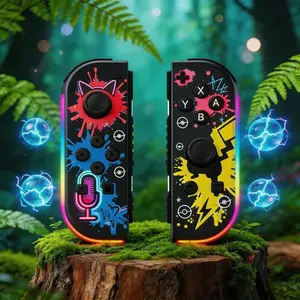Wireless Controller for Switch Lite Oled, Dual Vibration Game Pad, Cool Wake-Up Switch, Wireless Gaming Controller, Console Accessories, Handheld Controller, Wireless Game Controllers, Handheld Gamepad, Gamers Accessories Console
