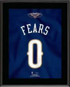Jeremiah Fears New Orleans Pelicans 10.5" x 13" Jersey Number Sublimated Player Plaque