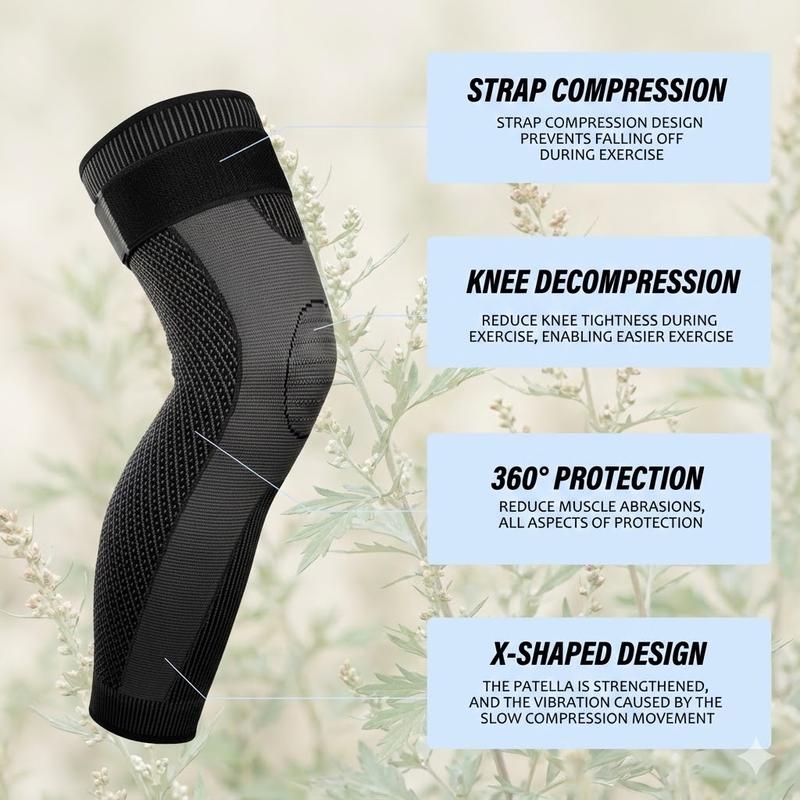 【Valentine's Day】Full Leg Sleeves Long Compression Leg Sleeve Knee Sleeves Protect Leg, for Man Women Basketball, Arthritis Cycling Sport Football, Reduce Varicose Veins and Swelling of Legs 【Valentine's Day】Full Leg Sleeves Long Compression Leg Sleeve Knee Sleeves Protect Leg, for Man Women Basketball, Arthritis Cycling Sport Football, Reduce Varicose Veins and Swelling of Legs