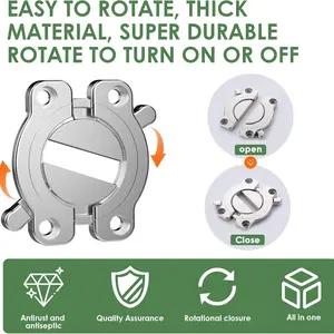 Table Lock Connector Set, Workbench Extension Hardware with Latch and Cam Lock, DIY Furniture Expansion Kit, Desktop Connectors