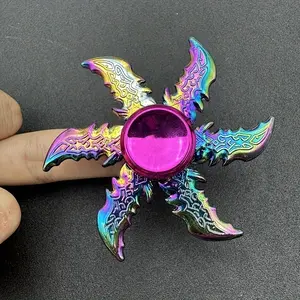 Fidget Spinner Toy, 1 Count Colorful Fingertip Gyro, Hand Spinner Toy, Stress Relief Toy for Adults & Teens, Birthday Gift, Creative Gift, Deformation Fidget Spinner