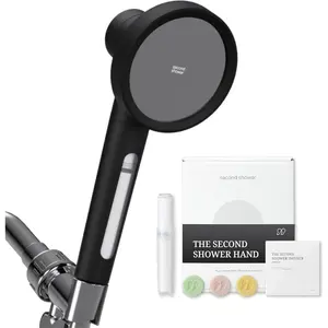 Filtered Shower Head with Handheld for Hard Water - NSF Certified 99.9% Chlorine Removal, High Pressure, Korean Vitamin C Filter for Soft Skin & Hair (Matte Black)