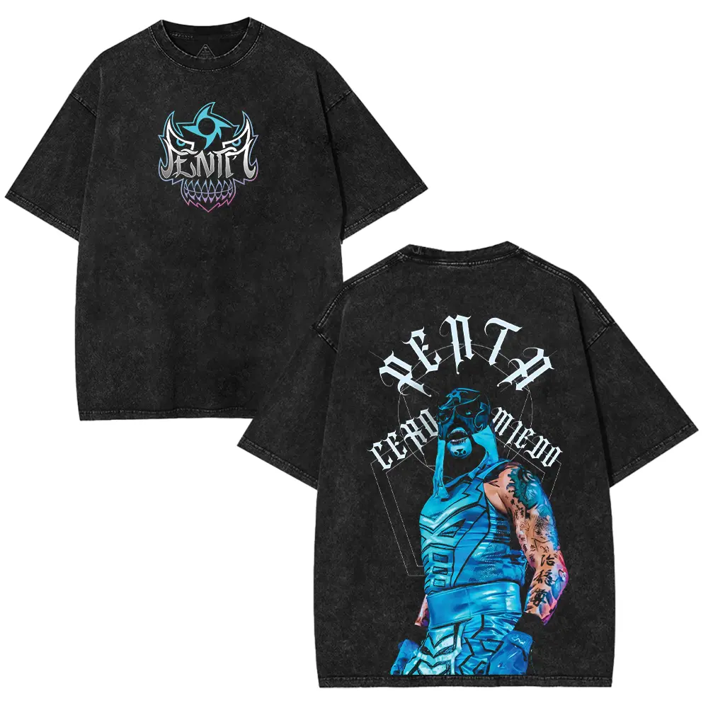 Penta El Zero Miedo Lucha Libre T-Shirt perfect for Wrestling Fans Streetwear Top for Bold Festival Looks
