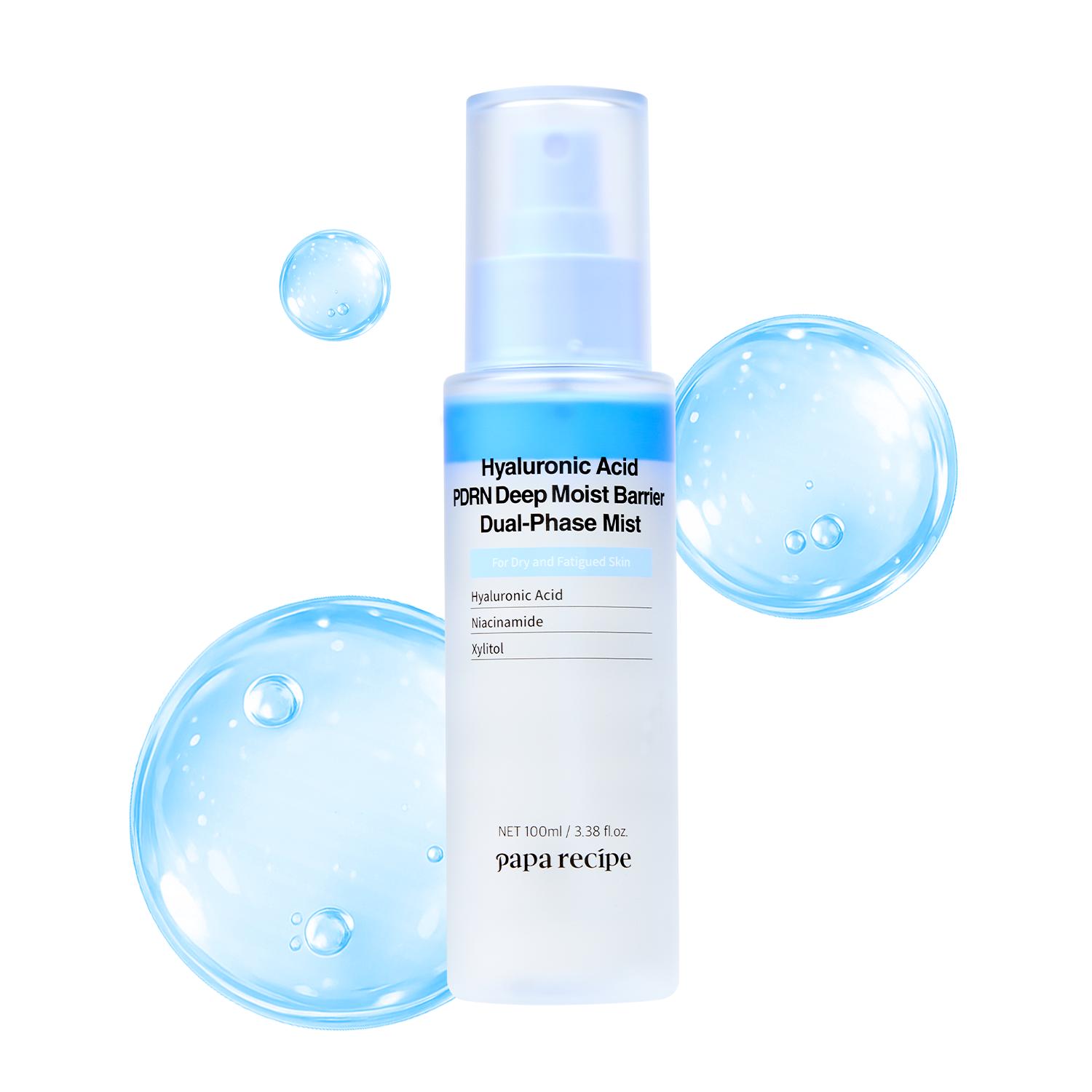 Papa Recipe Hyaluronic Acid PDRN Deep Moist Barrier Dual-Phase Mist(3.38fl oz/100ml)