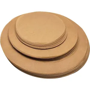 150 Sheets Round Baking  Paper, 6, 8, 10 Inch Non-Stick Cake Pan  Liner for Baking, Grilling and Steaming Bread