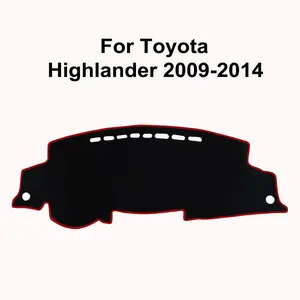 Car Dashboard Mat, Anti-slip Car Dashboard Sunshade Mat, Car Interior Accessories for Toyota Highlander 2009-2014