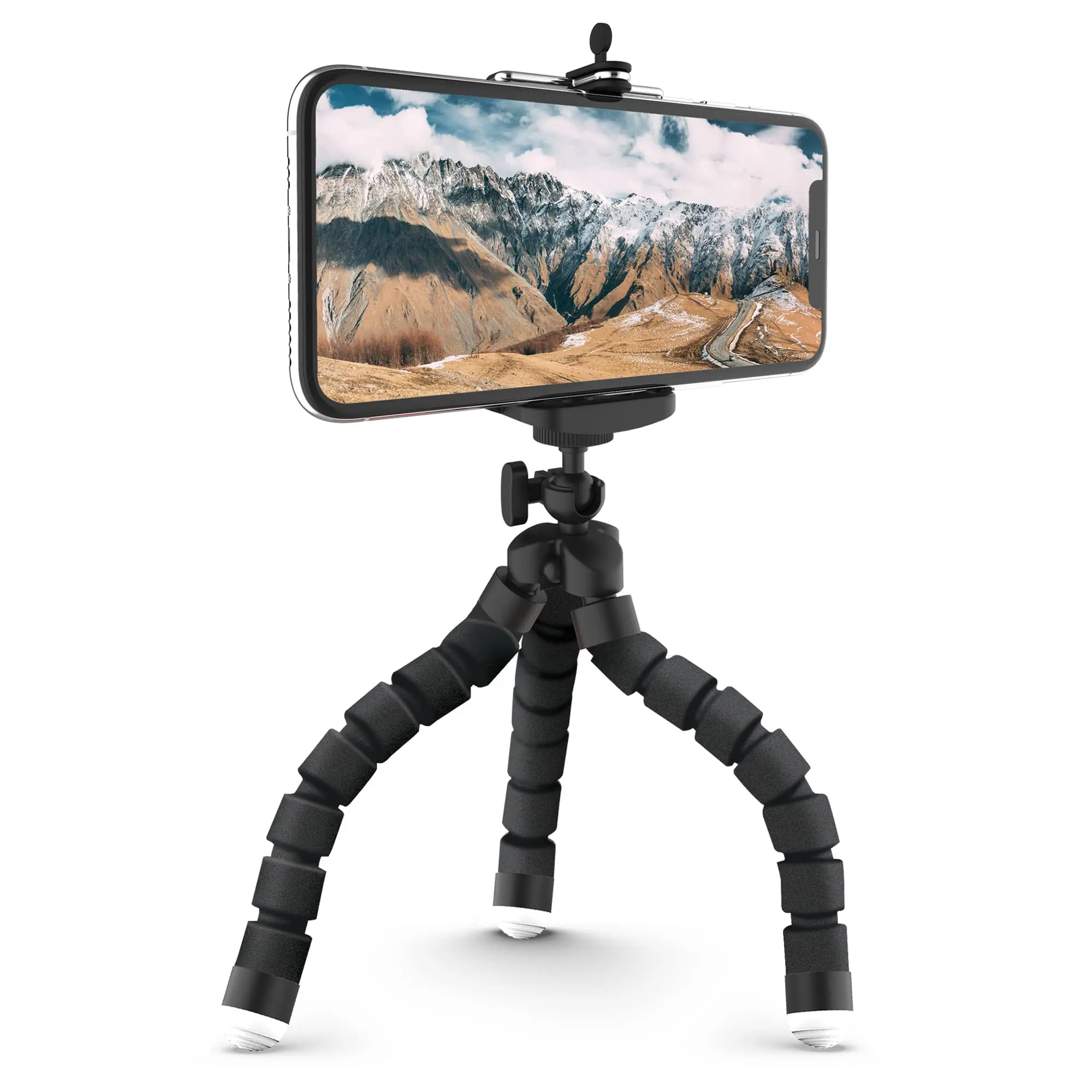 Chargeworx Univ Phone Tripod Mount Flex Legs