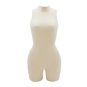 Backless Mock Neck Romper