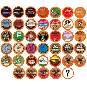 Two Rivers Coffee, Tea, Cocoa, Cider, Cappuccino Variety Sampler Pack - 40ct