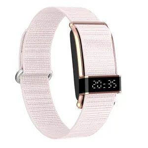 Lightweight Smart Band, Nylon Strap, Digital Display, Multi-Sport Tracker, Step Counter, Calorie Monitor, Vibration Alerts, Remote Camera Control, Smart Watch, Smart Bracelet, Smart Wristband