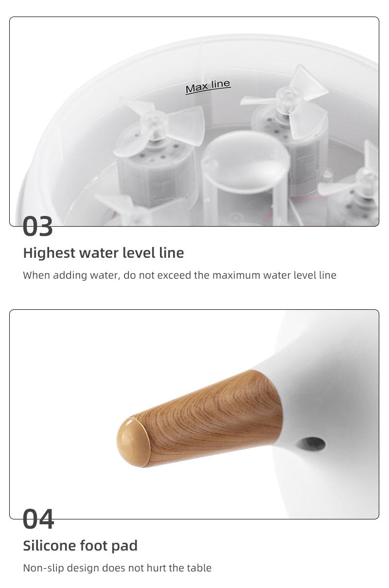 Dynamic Jellyfish Aroma Diffuser with Sound-Reactive Mist Multi-Color Light-Changing Remote Control & Smart Timer 250ml Home Ambient Scent Humidifier