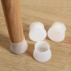 20 Pcs Silicone Chair Leg Caps: Anti-Slip Furniture Protectors for Home Decoration Protection