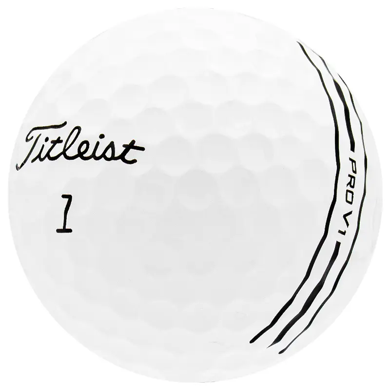 Titleist Pro V1 2025 Alignment Golf Balls - Good Condition, 1 Dozen Golf Pack, Ball Set
