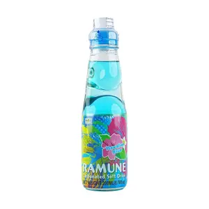 MIZUHO Ramune Soda Hawaiian Blue Tropical Fruit Flavor - Refreshing Japanese Soda Drink 200ml