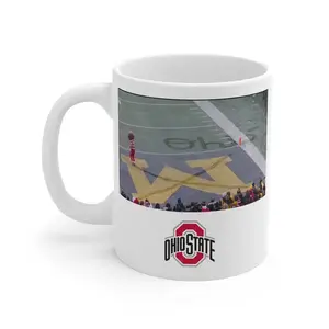 Brutus Buckeye Ohio Snow Mug, Ohio Football Team Drinkware, Sport Coffee Muggue, Family