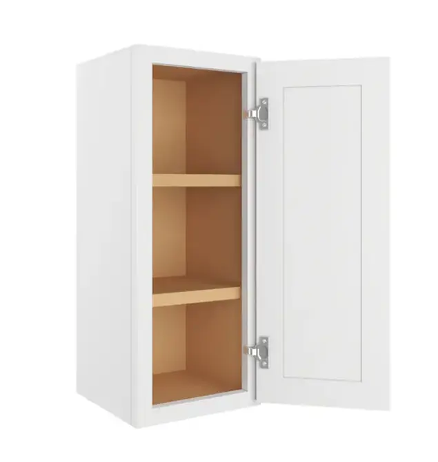 W2130 Modern White & Graphite Shaker Wall Cabinet 30x21x12 Inches RTA Ready To Assemble Kitchen Storage Unit with Elegant Design and Practical Storage Solution