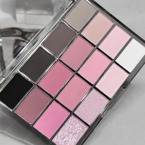 Clockwise 16-Color Eye Shadow Palettes Finish, Eye Makeup Product, Low Saturation & Nude Shades, Party Makeup Set