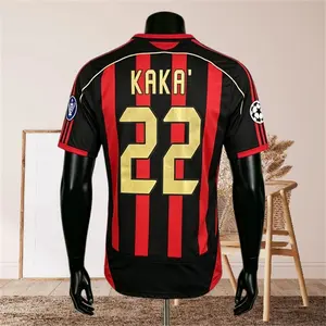 06 07 AC Milan Home No.22 Kaka Short sleeve Soccer Jersey