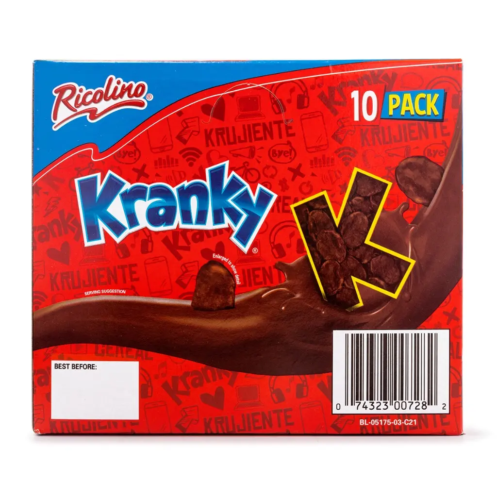 Ricolino Kranky Chocolate Covered Corn Flakes 40 g Ricolino Kranky Chocolate Covered Corn Flakes 40 g