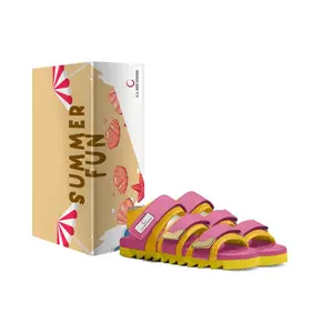 Pink Lemonade- Female Sandals For The Beach Women Shoe Footwear Summer Comfort Walking Shoes Leather Girl