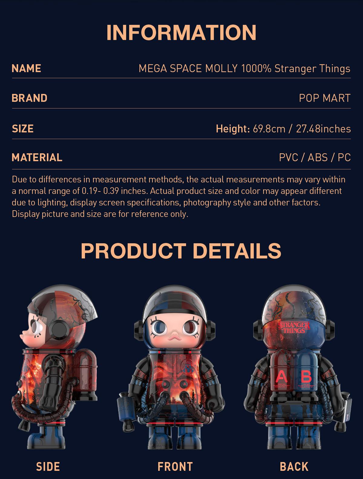 [Spanish] – POP MART MEGA SPACE MOLLY 1000% Stranger Things