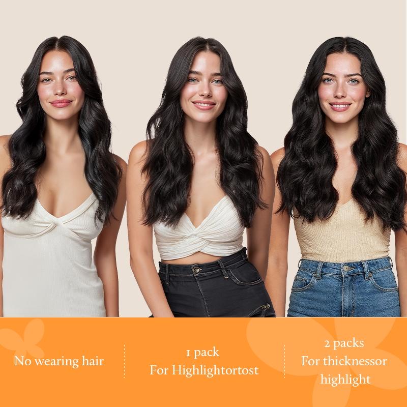 Doores Seamless Clip In Hair Extensions Remy Human Hair Extensions 7 Pcs Beginner Friendly Natural Straight