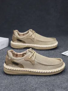 Men's Outdoor Lightweight Loafer Shoes Breathable Casual Walking Sneakers Low Top Geometric Design Comfortable for All Seasons Running Daily Wear Athletic Casual Sneakers