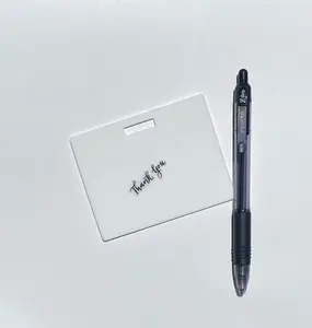 Horizontal Badge with Ballpoint Pen (black ink) Zebra