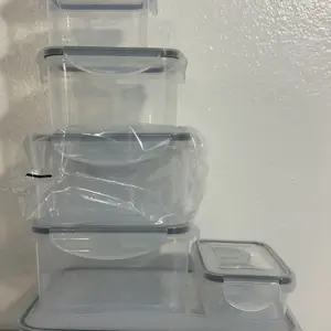 [Limited Time Sale] 40-Piece Plastic Airtight Food Storage Containers Set (20 Containers + 20 Lids) Leakproof, Reusable, Microwave & Dishwasher Safe