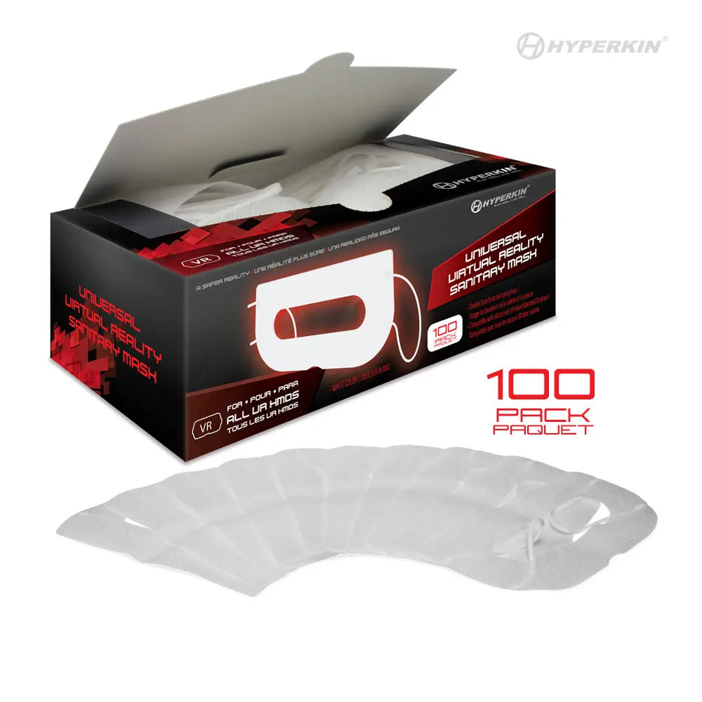Hyperkin Disposable Defense VR Sanitary Mask V2.0 — Universal, 100-Pack
