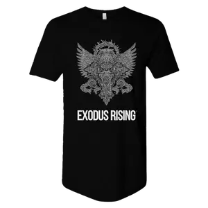 MEN'S LION OF JUDAH EXTENDED TEE - BLACK