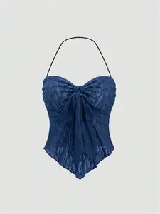 European and American fashion Y2K elegant and noble ladies vest