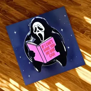 Ghostly Cute Halloween Kindle Case & Phone Grips, Bookish Accessories, Kindle Grip, Fall Halloween Grip, Magsafe Phone Grip sticky  phone  grip Mini Phone Grip Quicksand Christmas Tree Phone Grip magsafe grip