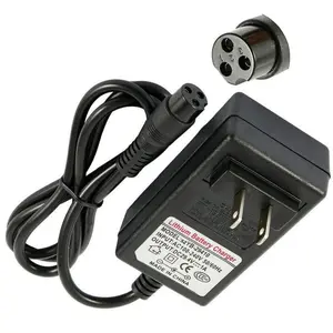 Scooter Charger, 24V,3.3 FT Power Adapter for Razor E100 E125 E150 E175 E500 (Black) durable metal finger skateboard